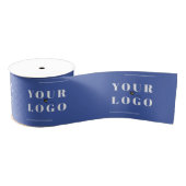 Aangepaste Sjabloon voor zakelijke Logo Grosgrain Lint (Spoel)