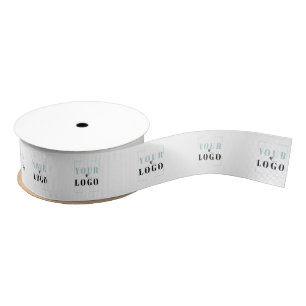 Aangepaste Sjabloon voor zakelijke Logo Grosgrain Lint