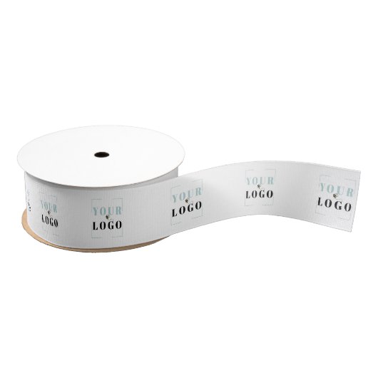 Aangepaste Sjabloon voor zakelijke Logo Grosgrain Lint (Spoel)