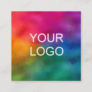 Aangepaste Sjabloon voor zakelijke Logo Moderne el Vierkante Visitekaartje