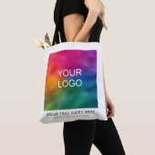 Aangepaste Sjabloon voor zakelijke Logo Tote Bag (Dichtbij)