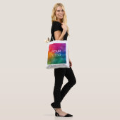 Aangepaste Sjabloon voor zakelijke Logo Tote Bag (Op model)