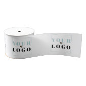 Aangepaste Sjabloon voor zakelijke Logo - Wide Grosgrain Lint (Spoel)