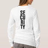 Aangepaste Sjabloon voor zwart-wit T-shirt (Achterkant)