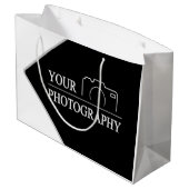 Aangepaste Sjabloon Zakelijk Bedrijf Maak Uw Eigen Groot Cadeauzakje (Achterkant Gekanteld)