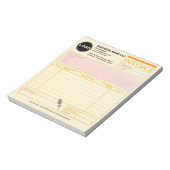 (Aangepaste sjabloon) Zakelijke logo factuur Verko Notitieblok (Linkerzijde)