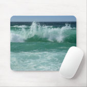 Aangepaste Sjabloon zeebaars Zee golven doorsnede Muismat (Met muis)