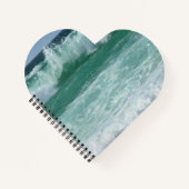 Aangepaste Sjabloon zeebaars Zee-golven zeestrand Notitieboek (Voorkant)