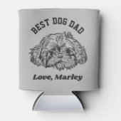 Aangepaste sjiitische Tzu Maltese hond pap aangepa Blikjeskoeler (Voorkant)