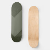 Aangepaste Skateboard Deck — Moss Green Power Patt (Voorkant)