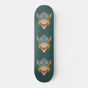 aangepaste skateboard van de schedel bedienen