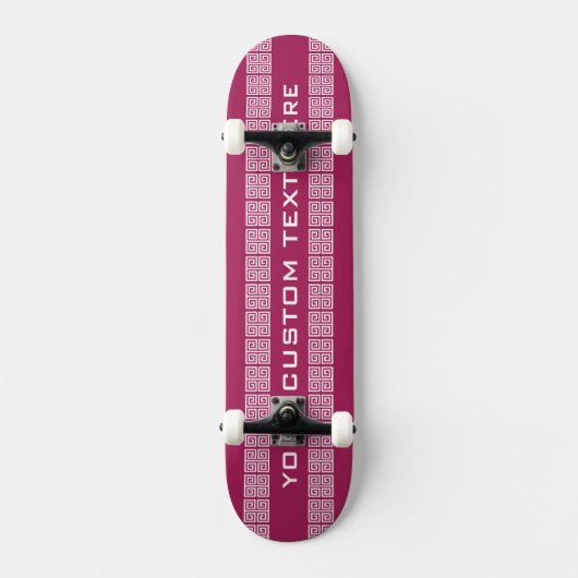 Aangepaste skateboards van het Griekse Patroon (Voorkant)