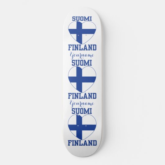Aangepaste skateboards van SUOMI FINLAND (Voorkant)