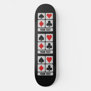 Aangepaste skateboards voor kaartspeler