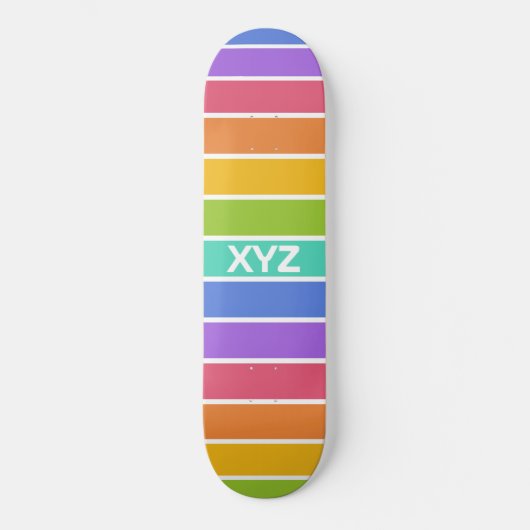 Aangepaste skateboards voor regenboogkleuren (Voorkant)