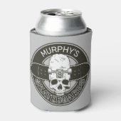 Aangepaste SkaterNAAM Skull Skateboarden Schaats Blikjeskoeler (Blikje Voorkant)