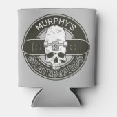 Aangepaste SkaterNAAM Skull Skateboarden Schaats Blikjeskoeler (Voorkant)