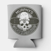 Aangepaste SkaterNAAM Skull Skateboarden Schaats Blikjeskoeler (Achterkant)