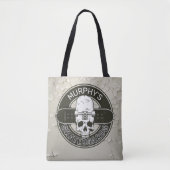 Aangepaste SkaterNAAM Skull Skateboarden Schaats Tote Bag (Voorkant)