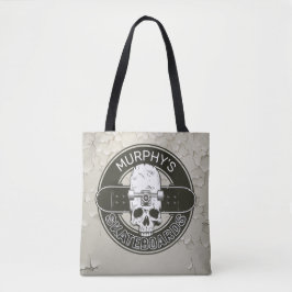 Aangepaste SkaterNAAM Skull Skateboarden Schaats Tote Bag