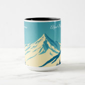 Aangepaste Ski Club Aspen Retro 70s Berg Mok (Midden)