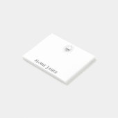 Aangepaste Skull Post It Notes (Schuin)