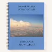 Aangepaste Sky Voyager School Classroom Notitieboek (Voorkant)