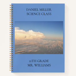 Aangepaste Sky Voyager School Classroom Notitieboek