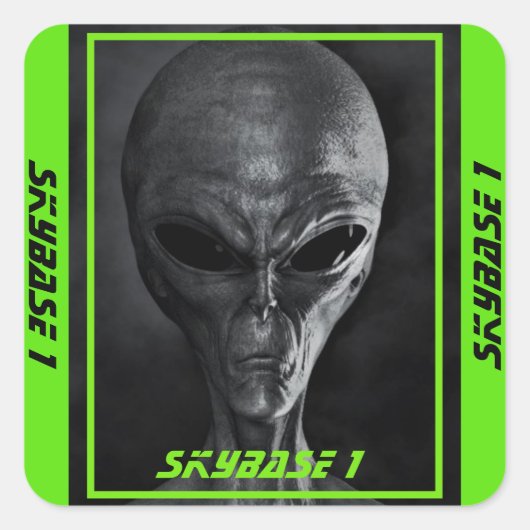 Aangepaste SkyBase1 Alein Stickers (Voorkant)