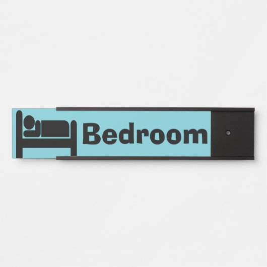 Aangepaste slaapkamer Deurnaam Plaque Deurbordje (Voorkant)