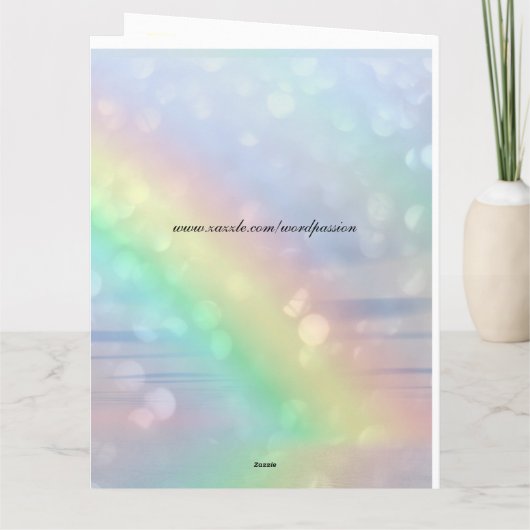 Aangepaste slachtdag kaart (Achterkant)