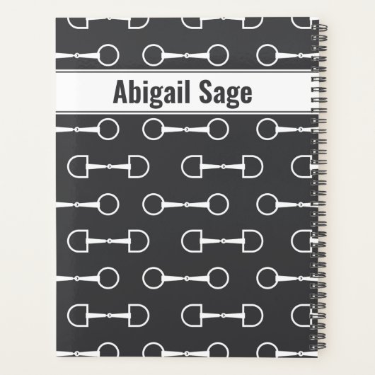 Aangepaste slangen zijn grijs en witte paarden planner