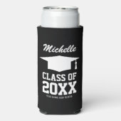 Aangepaste slanke koelboxxen voor 2025 afstudeerfe seltzer blikjeskoeler (Seltzer Achterkant)