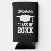 Aangepaste slanke koelboxxen voor 2025 afstudeerfe seltzer blikjeskoeler (Achterkant)