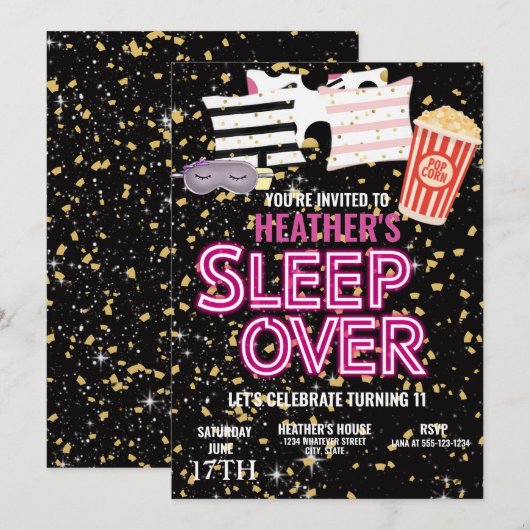 Aangepaste slaperigheid op jaarbasis kaart (Voorkant / Achterkant)