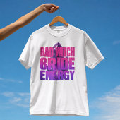 Aangepaste Slechte Heks Bruid Energie Bachelorette T-shirt
