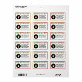 Aangepaste "Sleighin' in stijl!" Santa Holiday Mai Etiket (Full Sheet)