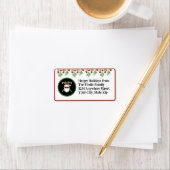 Aangepaste "Sleighin' in stijl!" Santa Holiday Mai Etiket (Insitu)