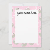 Aangepaste sleufnotiecards bedankkaart (Voorkant)