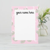 Aangepaste sleufnotiecards bedankkaart (Staand voorkant)