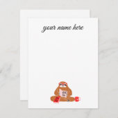 Aangepaste sleufnotiecards notitiekaartje (Voorkant / Achterkant)