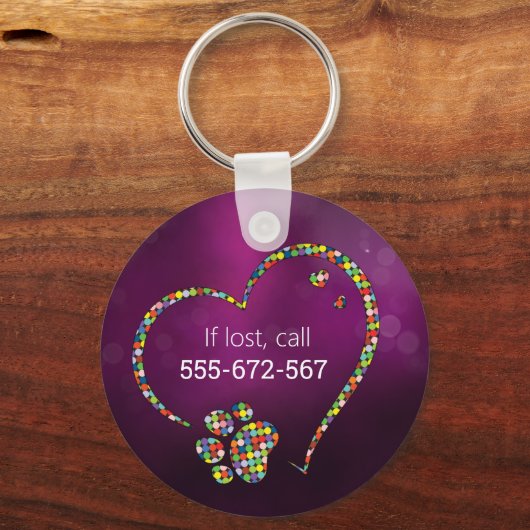 Aangepaste Sleutelhanger (Achterkant)