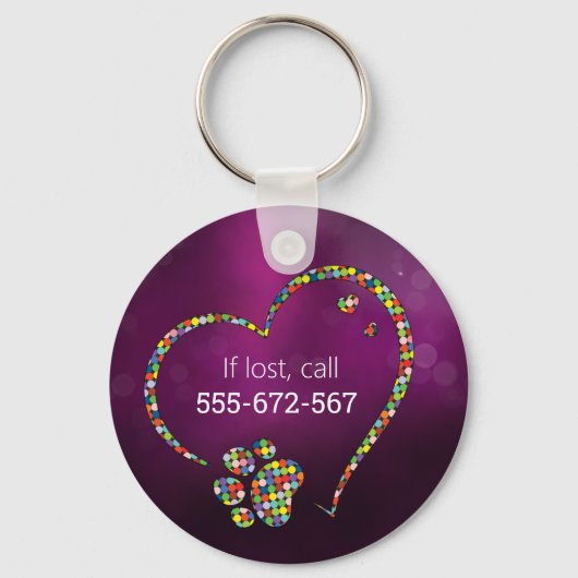 Aangepaste Sleutelhanger (Achterkant)