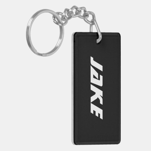 Aangepaste Sleutelhanger - Aangepaste naam (Voorkant Links)