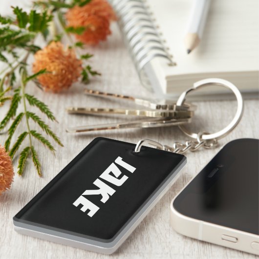 Aangepaste Sleutelhanger - Aangepaste naam (Voorkant Rechts)