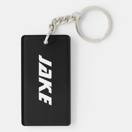 Aangepaste Sleutelhanger - Aangepaste naam (achterkant)