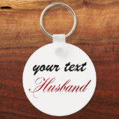 aangepaste sleutelhanger - echtgenoot (Voorkant)