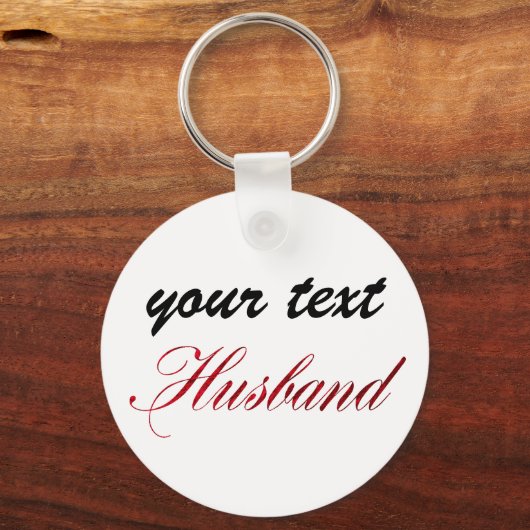 aangepaste sleutelhanger - echtgenoot (Voorkant)