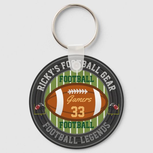 Aangepaste Sleutelhanger Football (Voorkant)