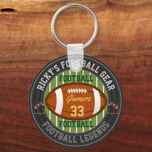 Aangepaste Sleutelhanger Football (Voorkant)